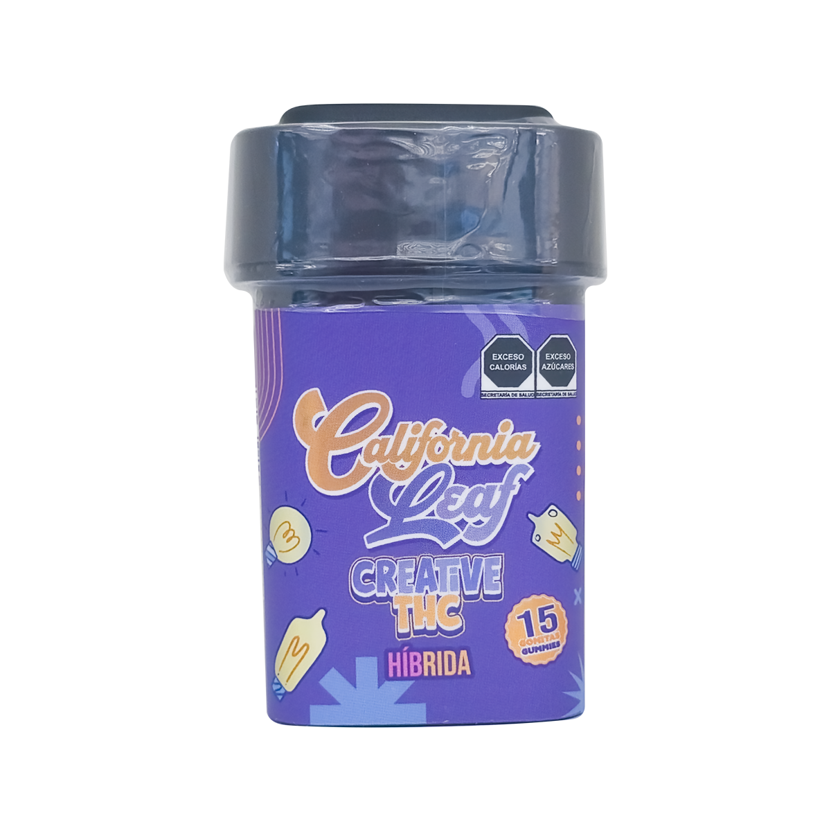 California Leaf® | Gomitas Creative Delta 8 THC 30 ó 50 mg/pza | 15, 25 ó 30 piezas