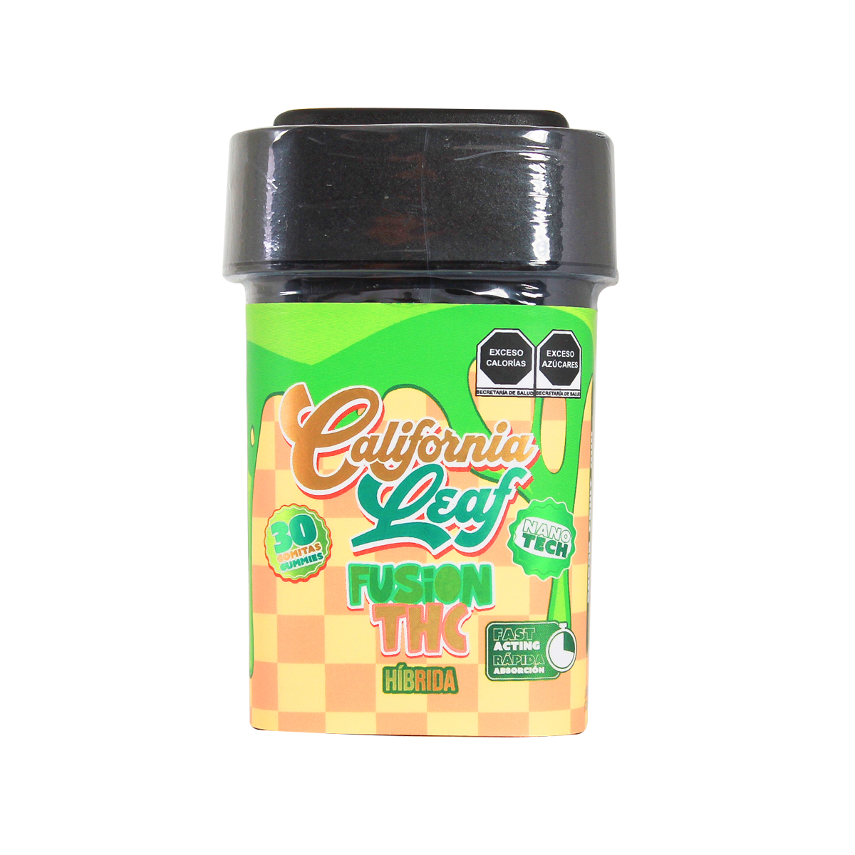 California Leaf® | Gomitas Fusion Delta 9 NANO TECH THC 25 mg/pza | 15 ó 30 piezas
