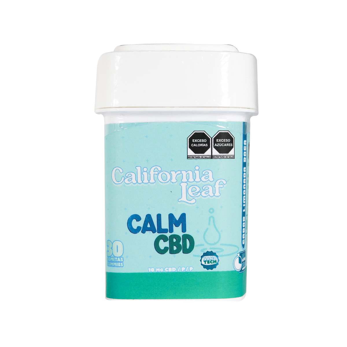 California Leaf® | Gomitas Calm CBD  | Linalool – 10 mg CBD Nano Broad