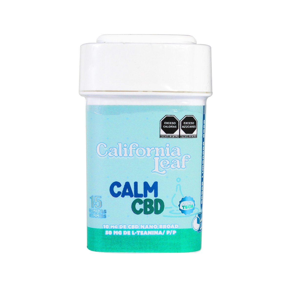 California Leaf® | Gomitas Calm CBD  | Linalool – 10 mg CBD Nano Broad