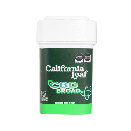 California Leaf® | Gomitas CBD Broad (Limoneno – 22.5 mg CBD Nano Broad) | 15 ó 30 piezas.