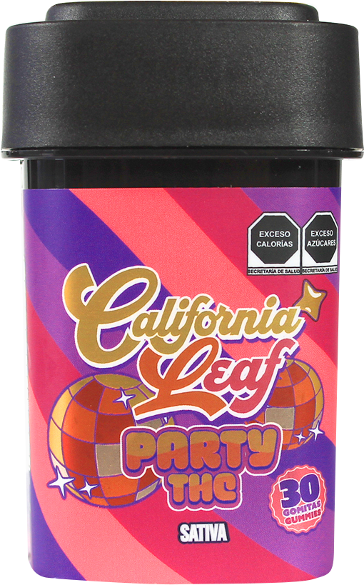 California Leaf® | Gomitas Party THC-O 50 ó 30 mg/pza | 30 o 15 piezas